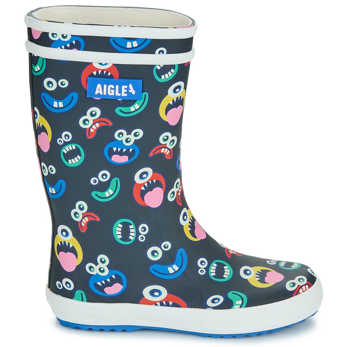 Boys' Wellington Boots Aigle Blue