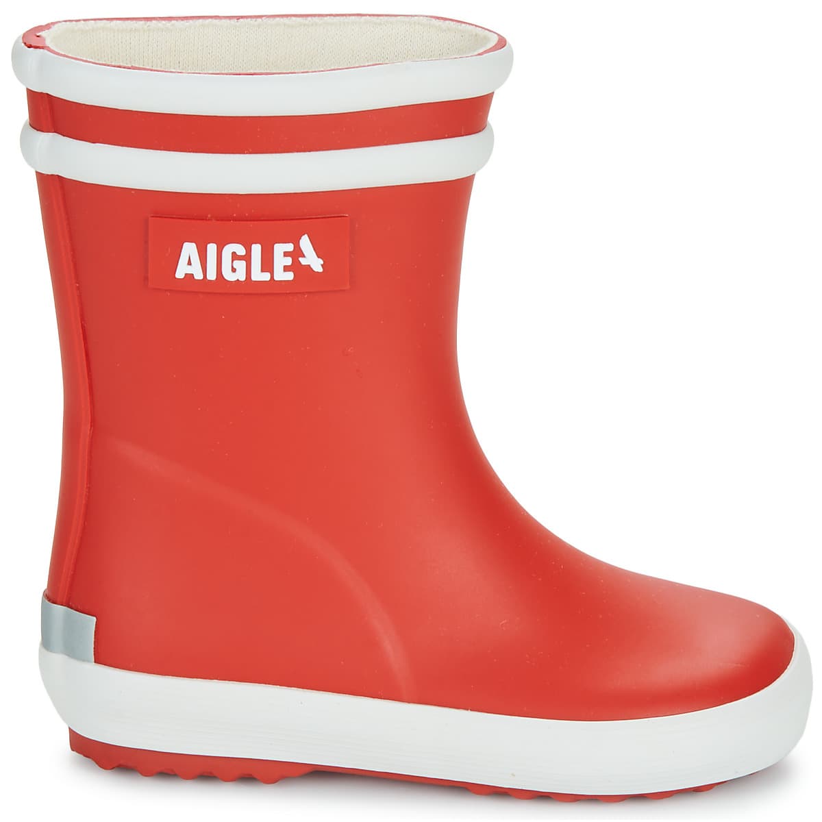 Boys' Wellington Boots Aigle Red