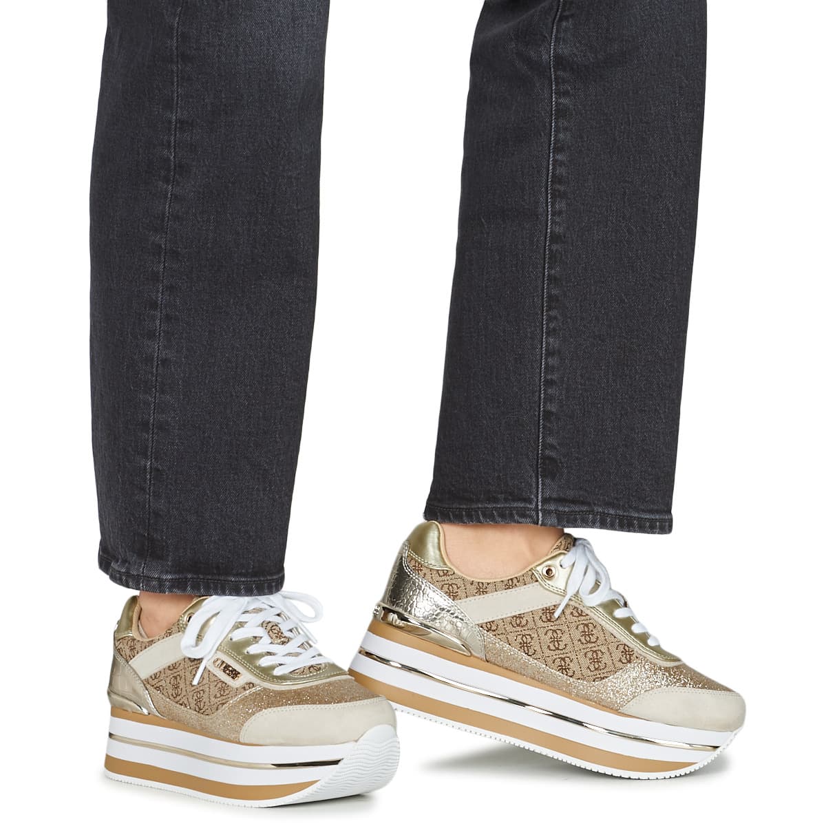 Women's Sneakers Guess Gold