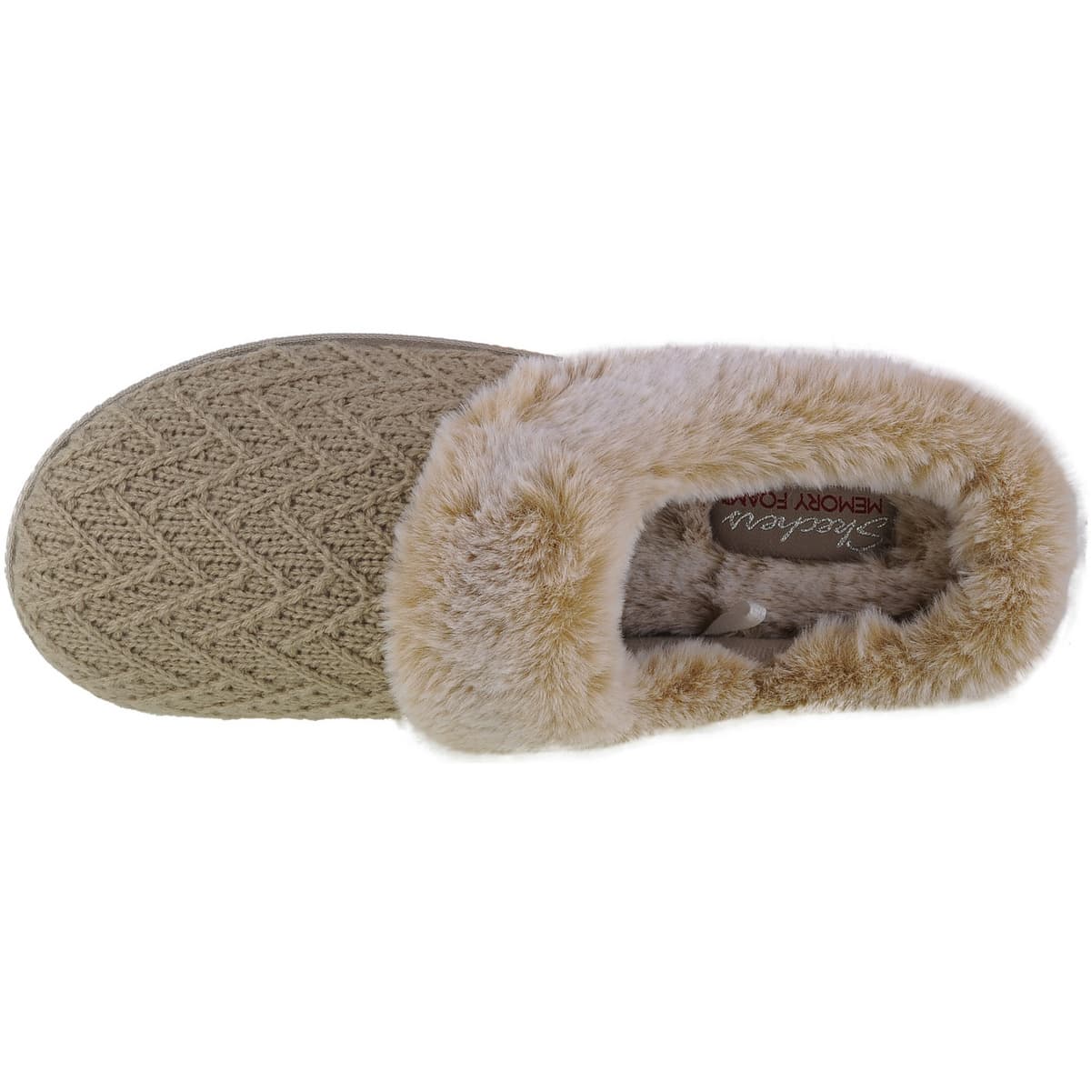 Women's House Slippers Skechers Beige