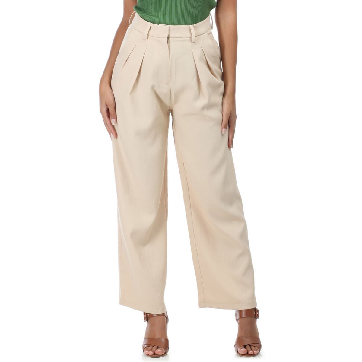 Women's Pants La Modeuse Beige
