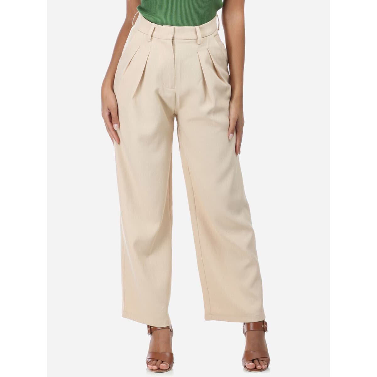 Women's Pants La Modeuse Beige
