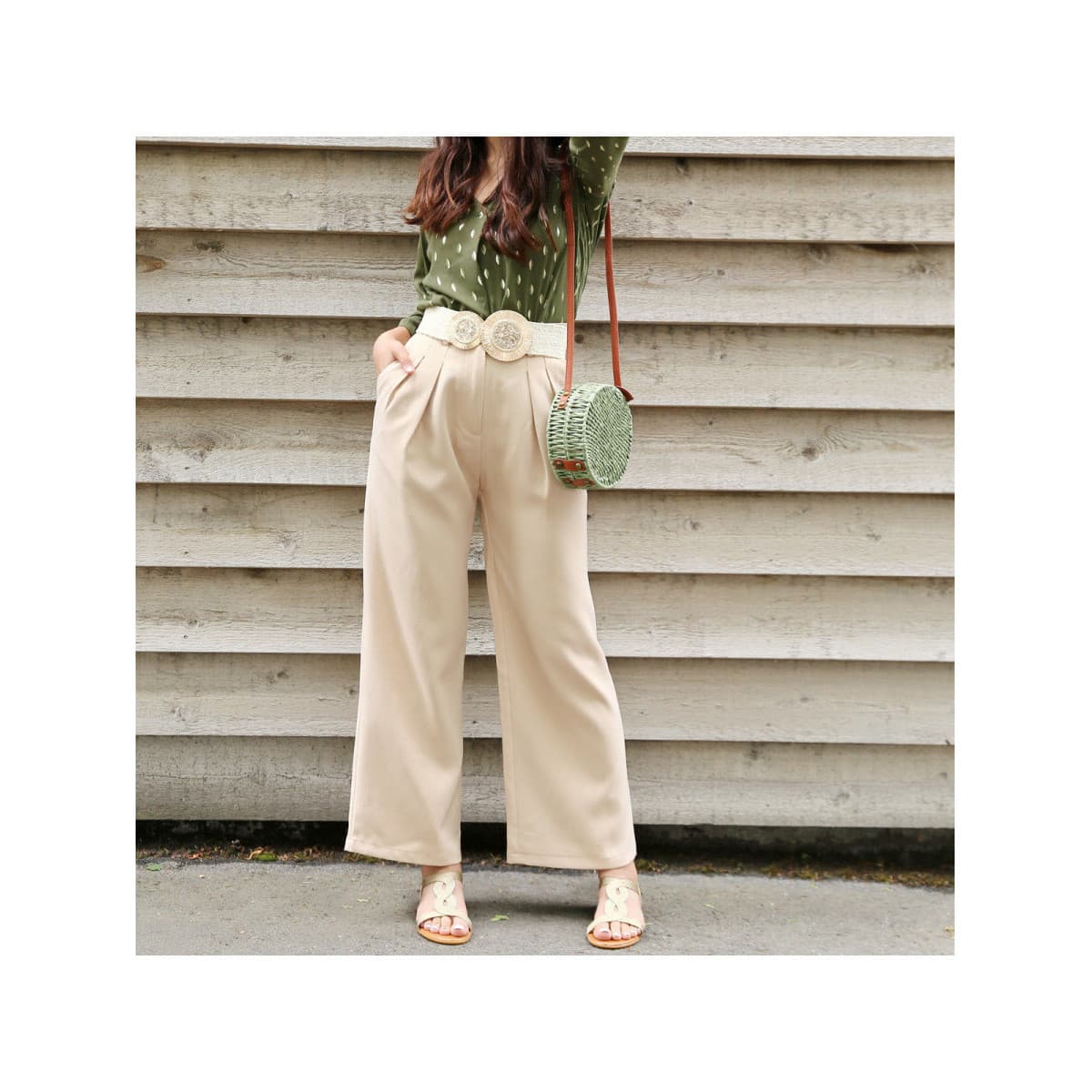 Women's Pants La Modeuse Beige