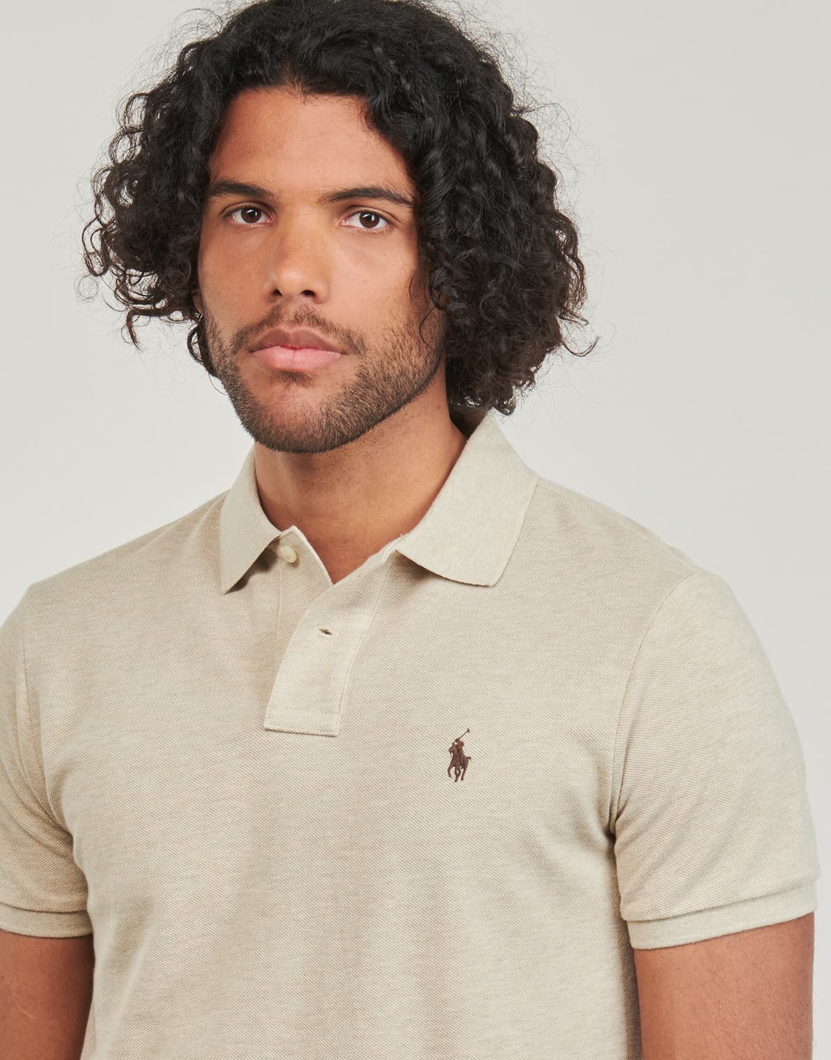 Men's Polo Shirts Polo Ralph Lauren Beige