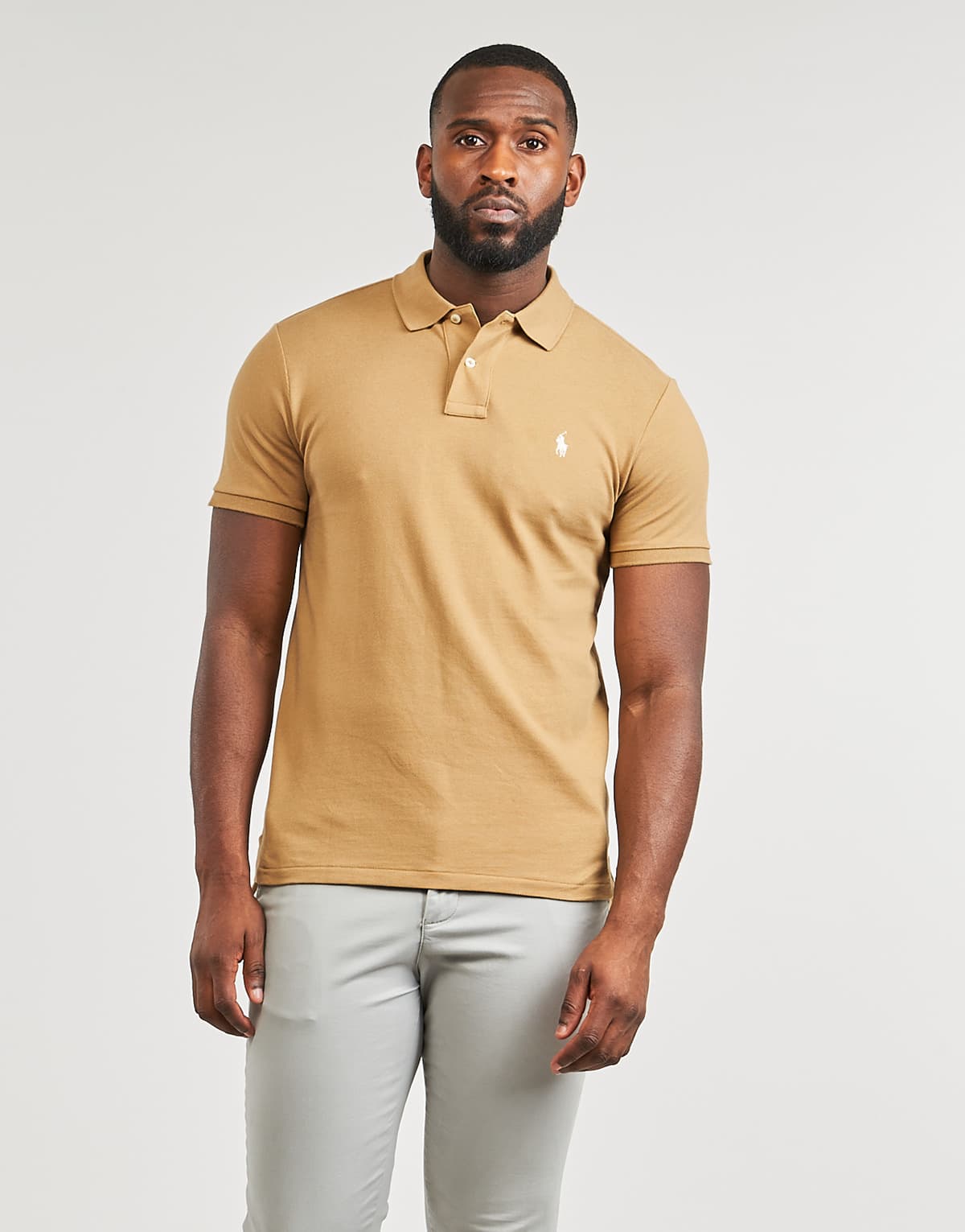 Men's Polo Shirts Polo Ralph Lauren Beige