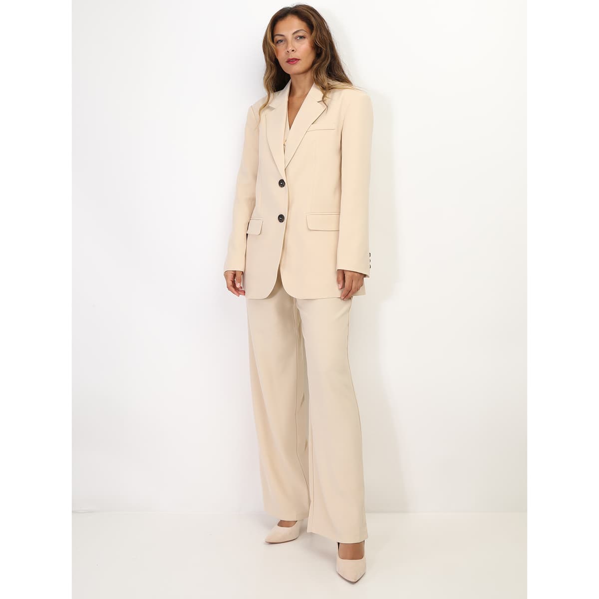 Women's Blazers La Modeuse Beige