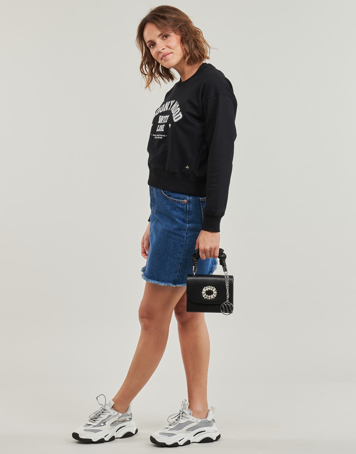 Women's Sports T-Shirts Moony Mood Black