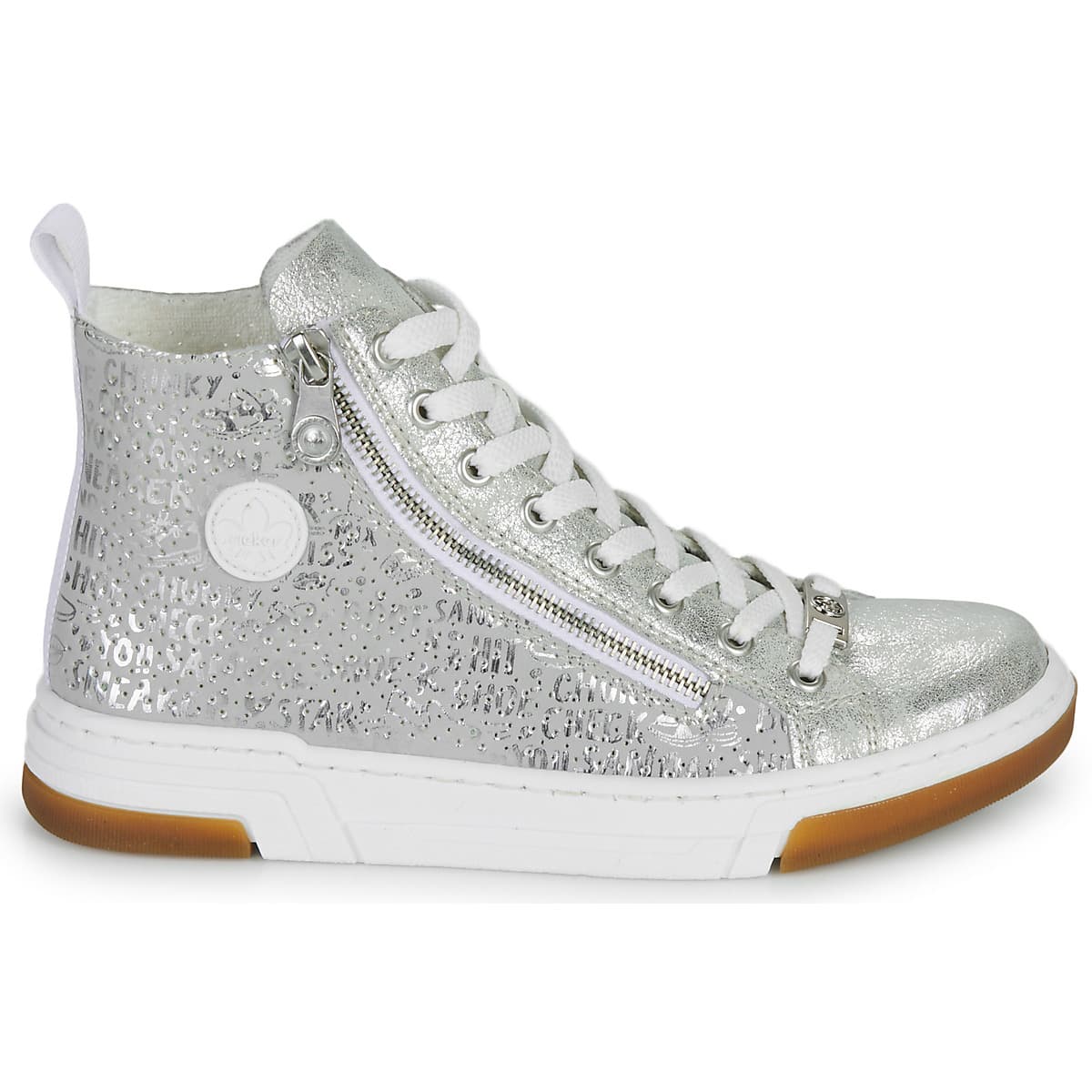 Women's Sneakers Rieker Silver