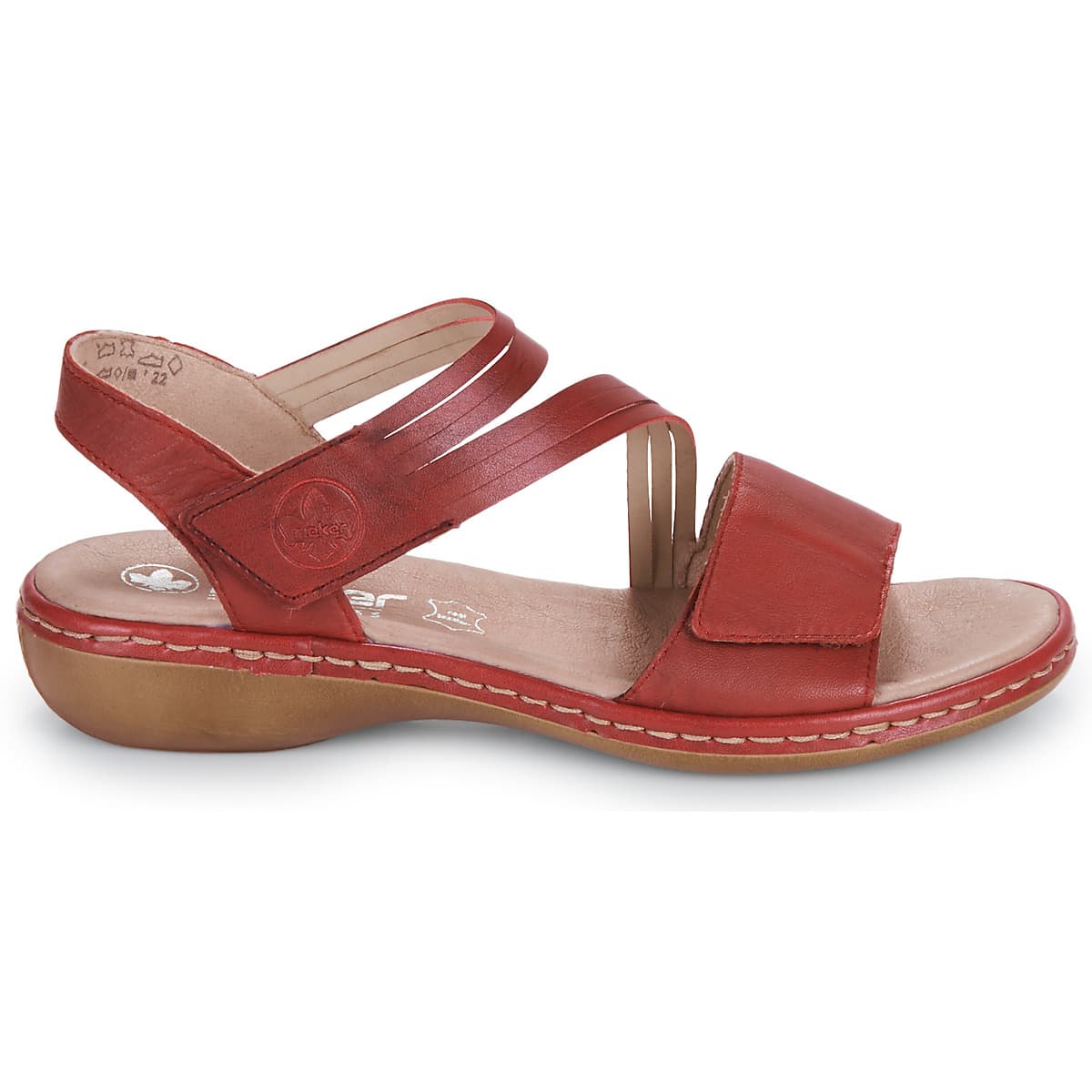 Women's Platforms Rieker Red