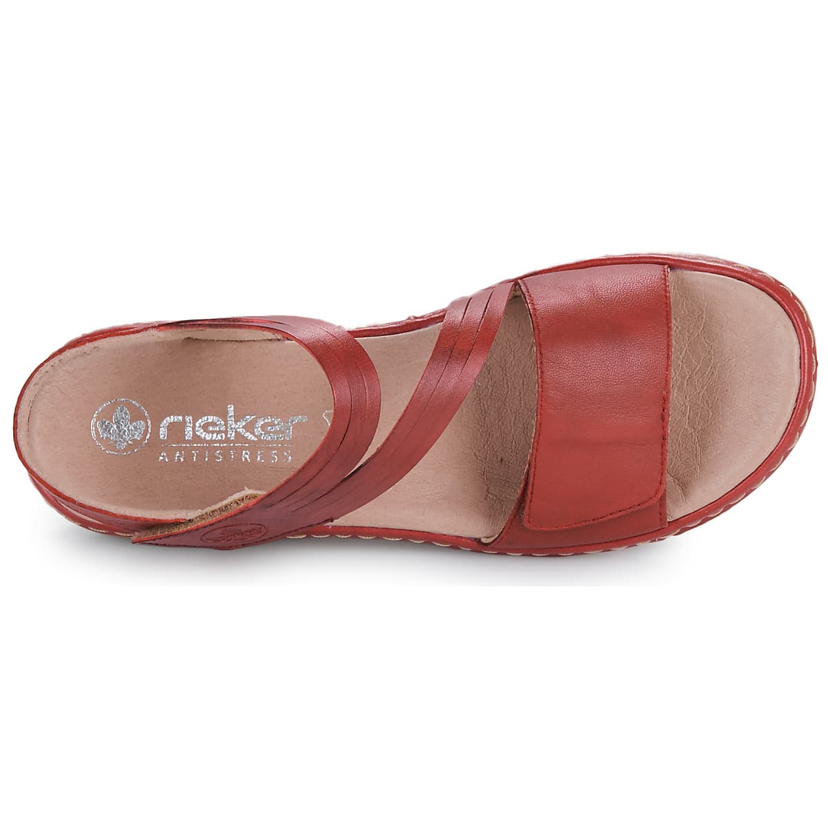 Women's Platforms Rieker Red