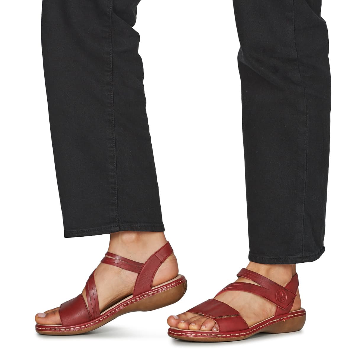 Women's Platforms Rieker Red