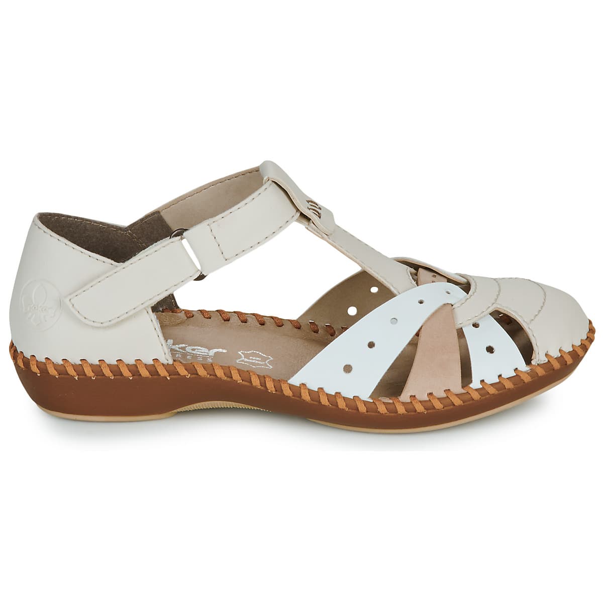 Women's Ballet Flats Rieker Beige