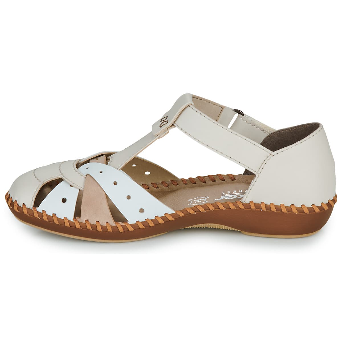 Women's Ballet Flats Rieker Beige