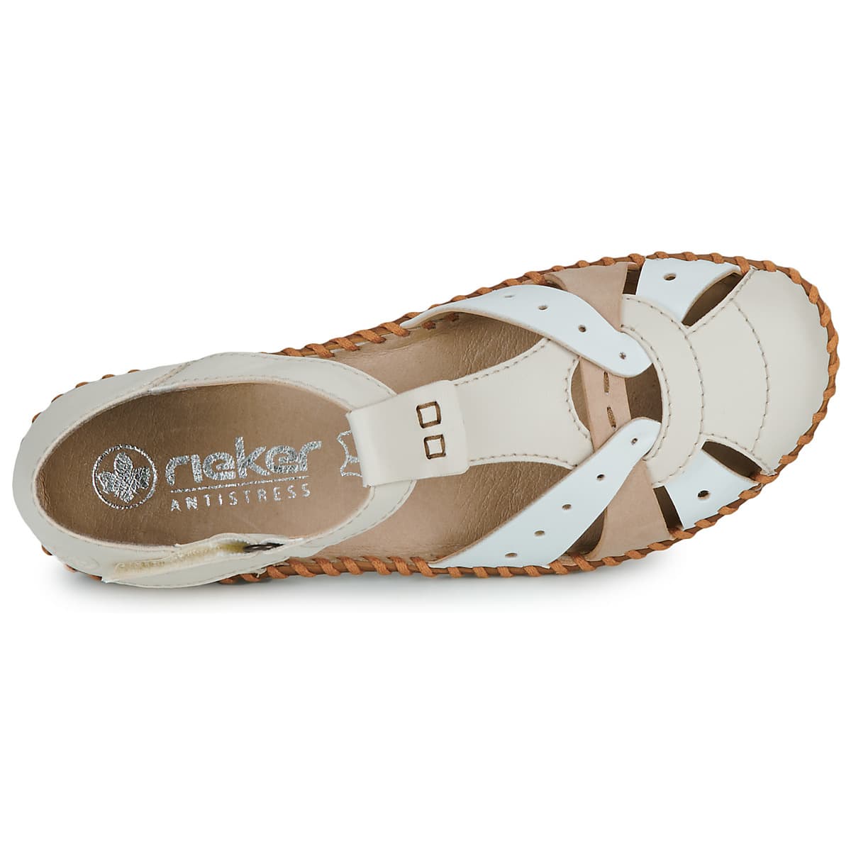 Women's Ballet Flats Rieker Beige