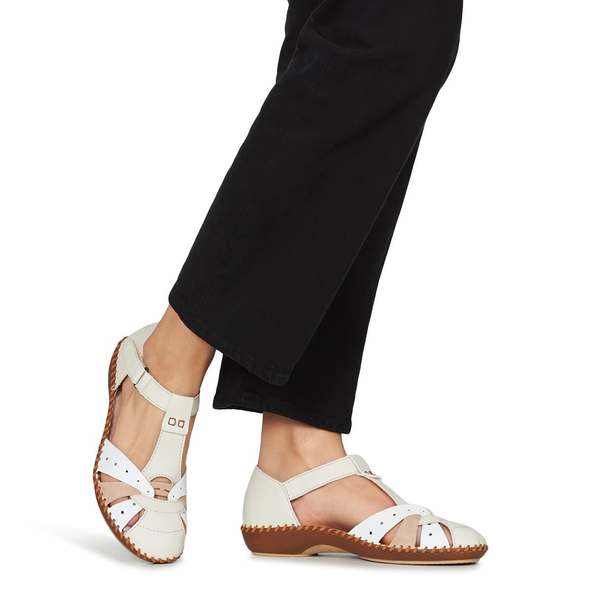 Women's Ballet Flats Rieker Beige