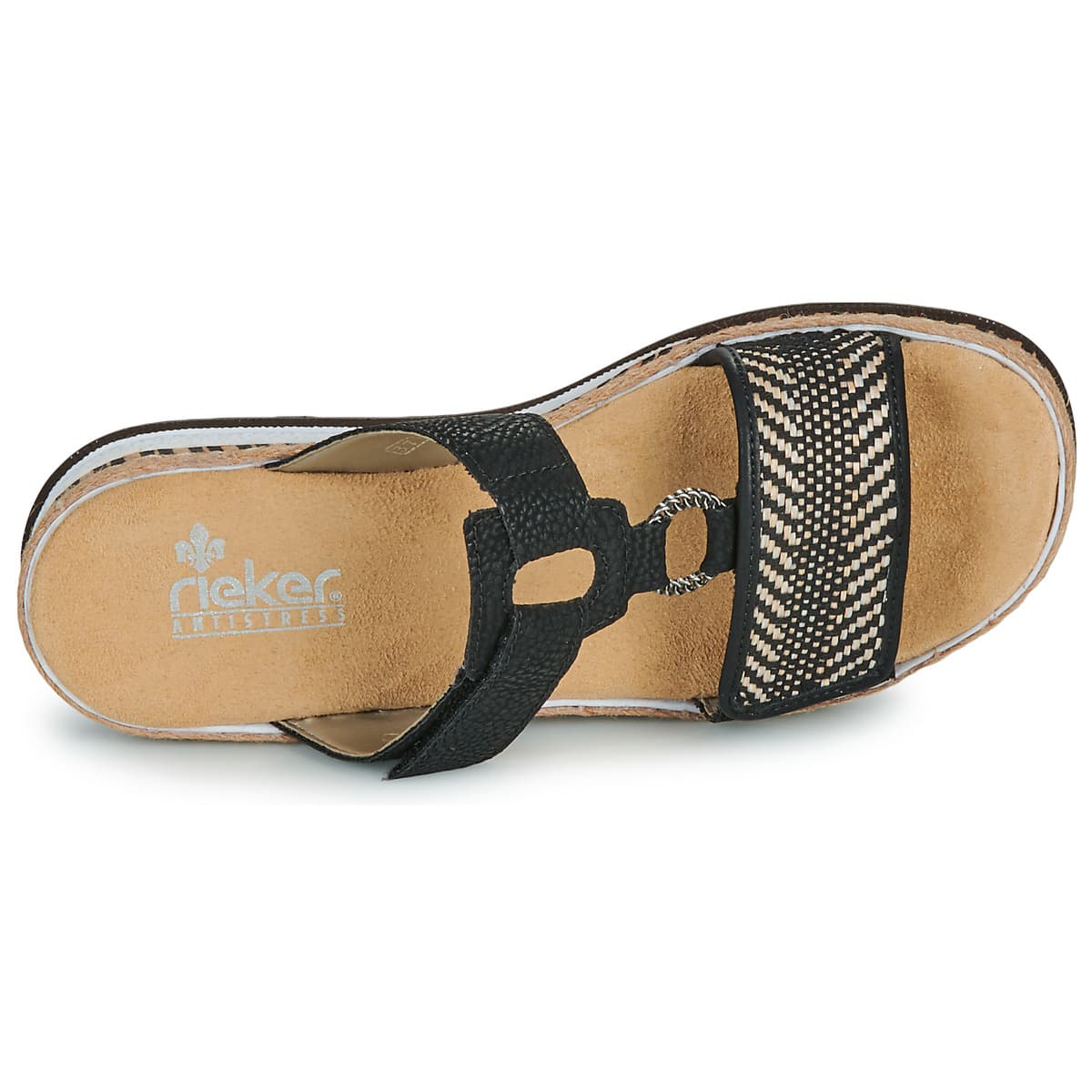 Women's Mules Rieker Black