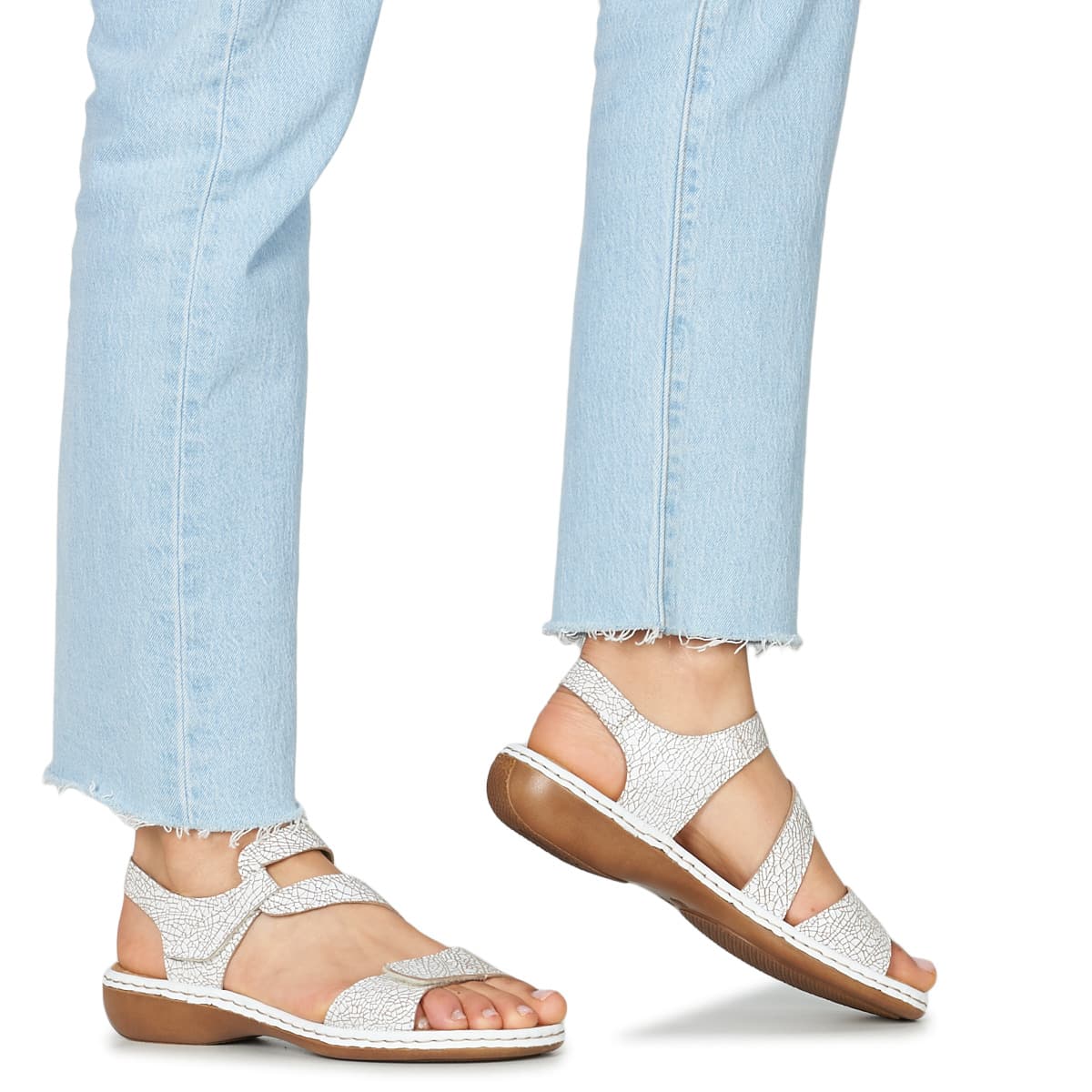 Women's Platforms Rieker White