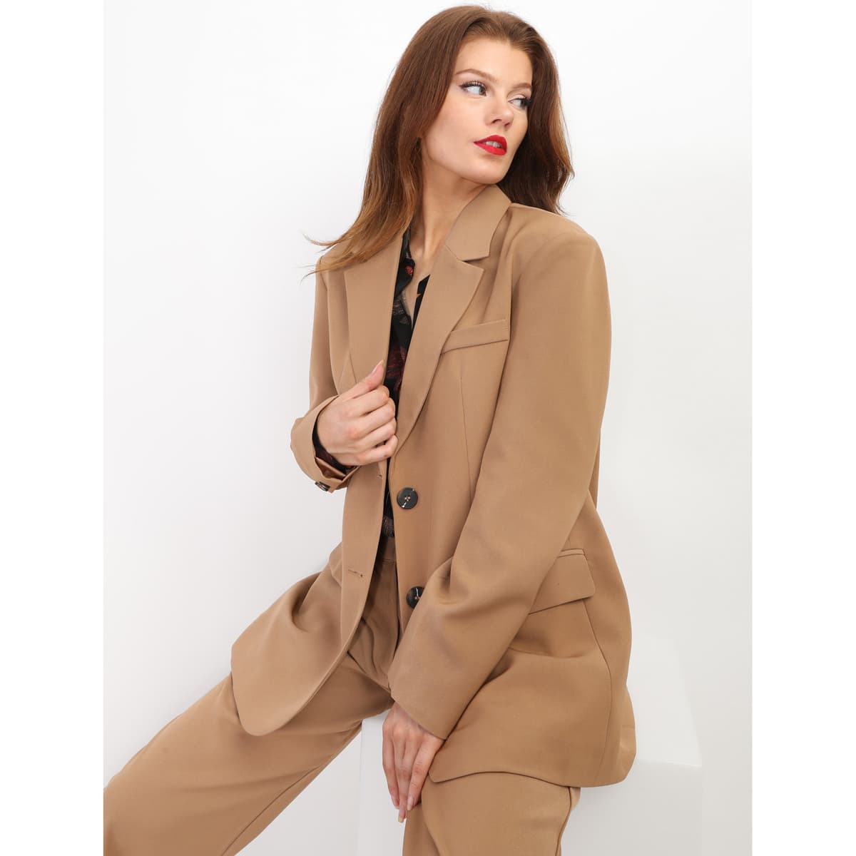 Women's Blazers La Modeuse Brown