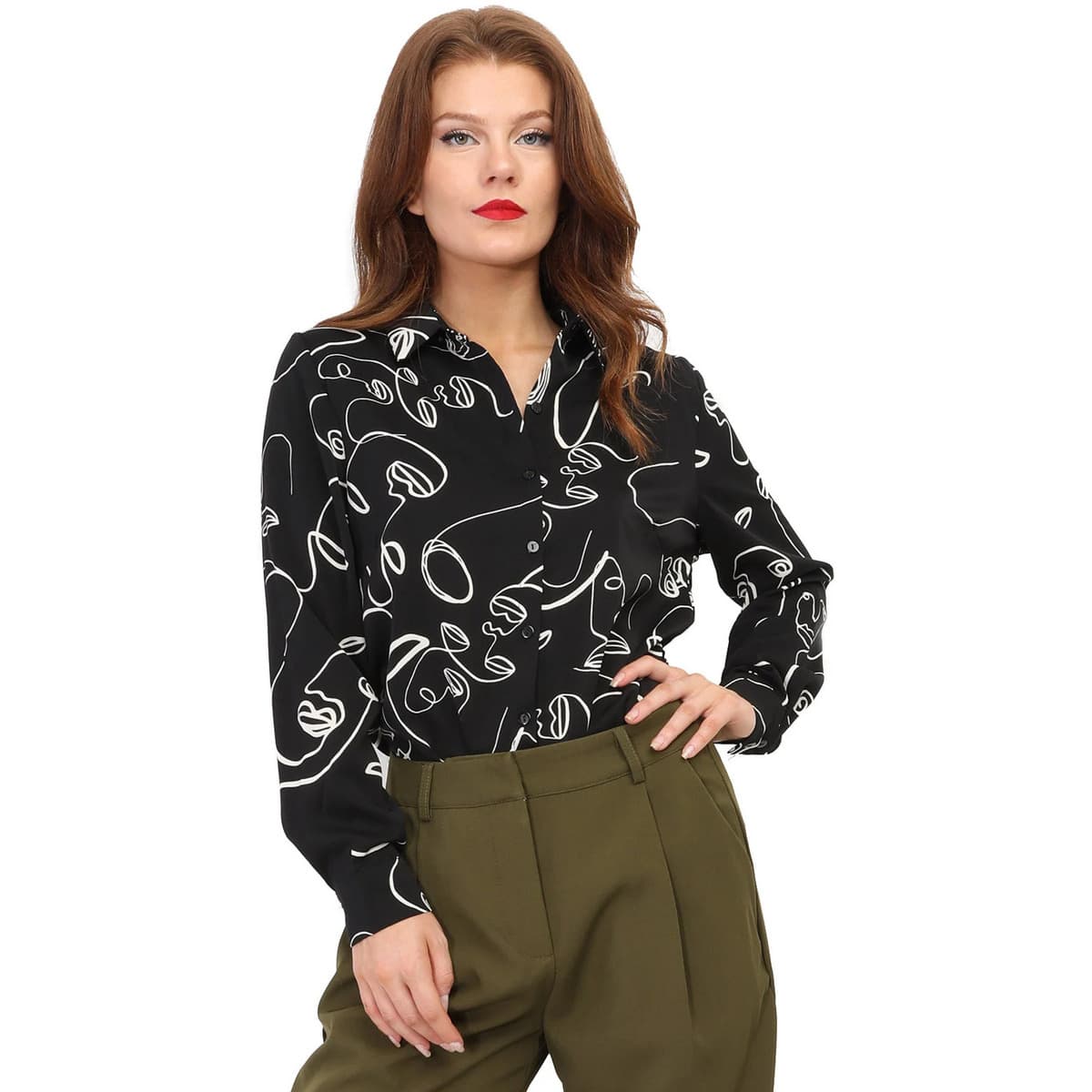 Πουκάμισα La Modeuse 69028_P160920