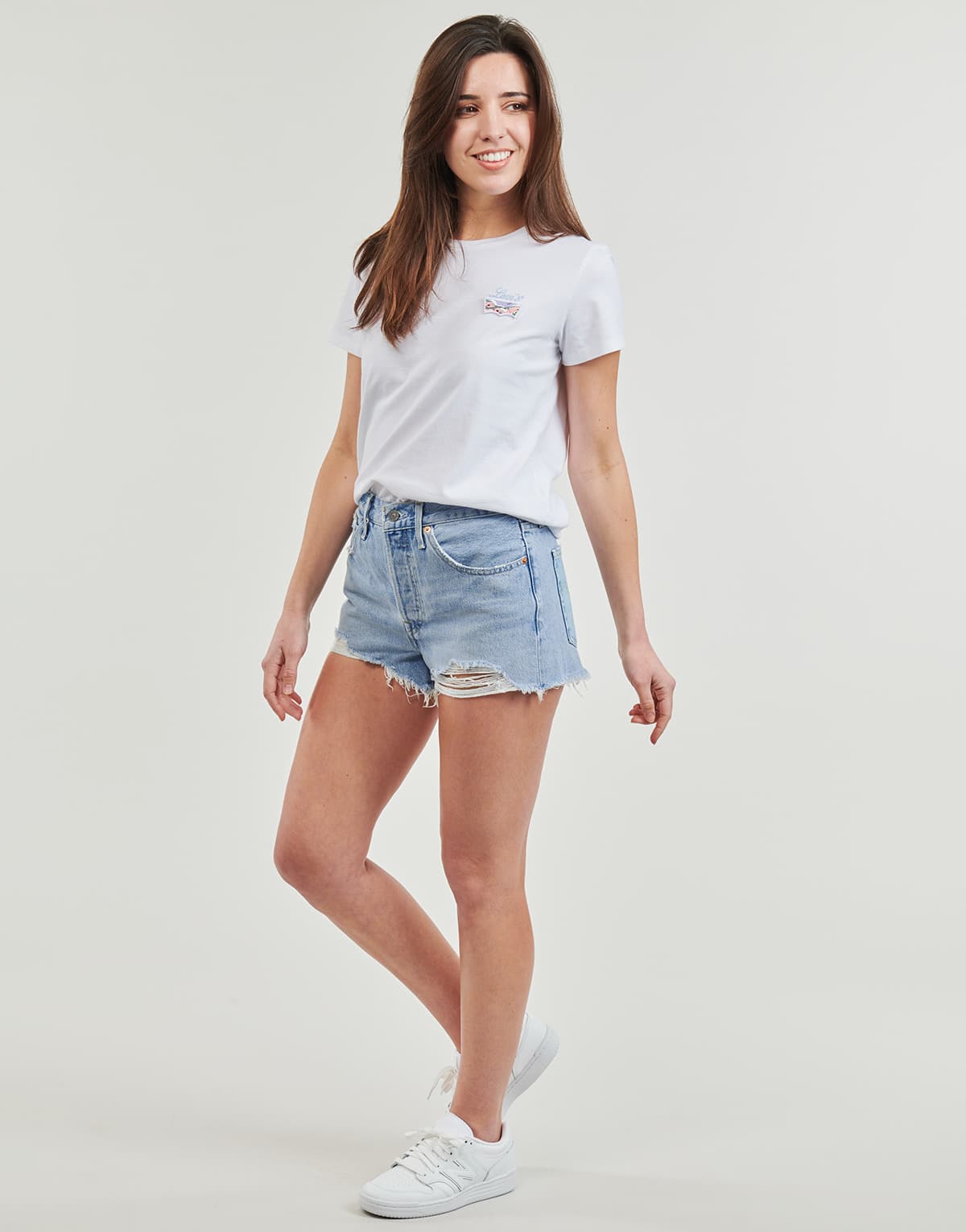 Women's Shorts Levis Blue