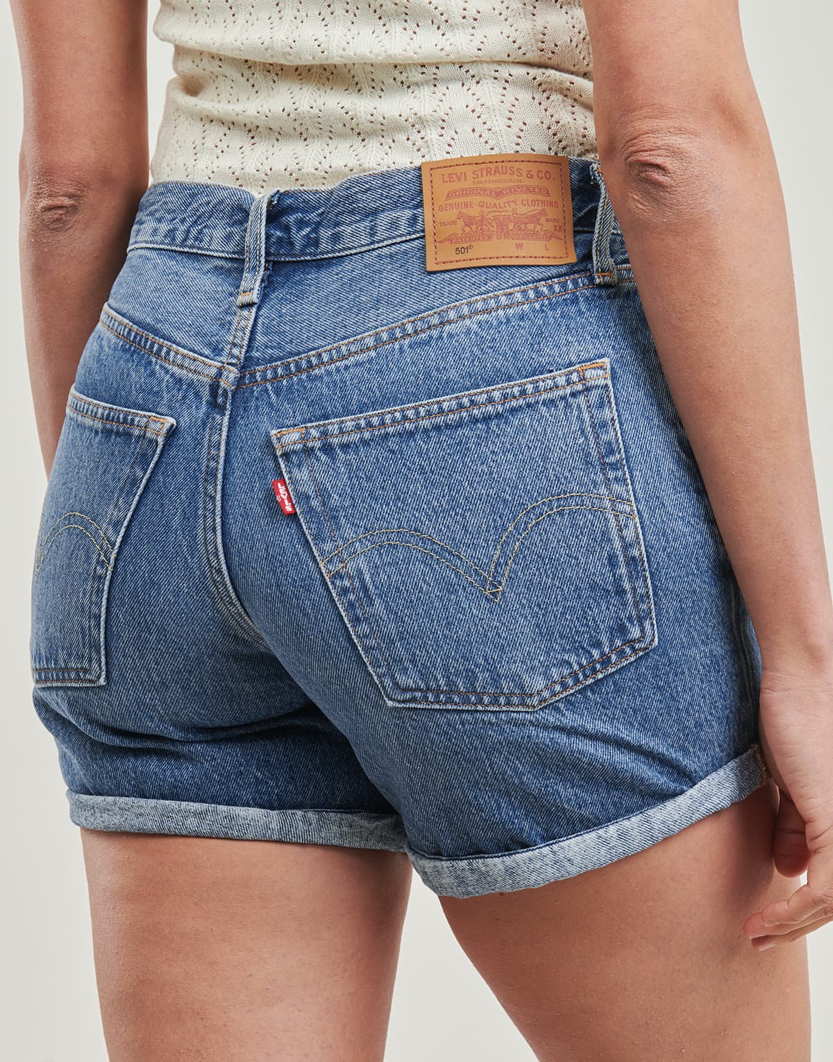Women's Shorts Levis Blue