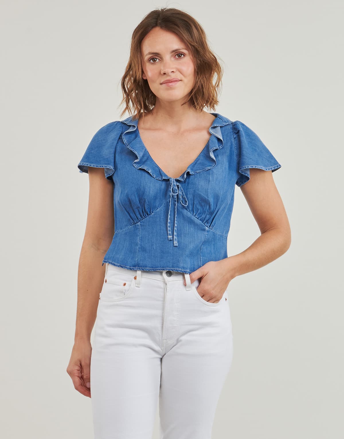 Women's T-Shirts Levis Blue