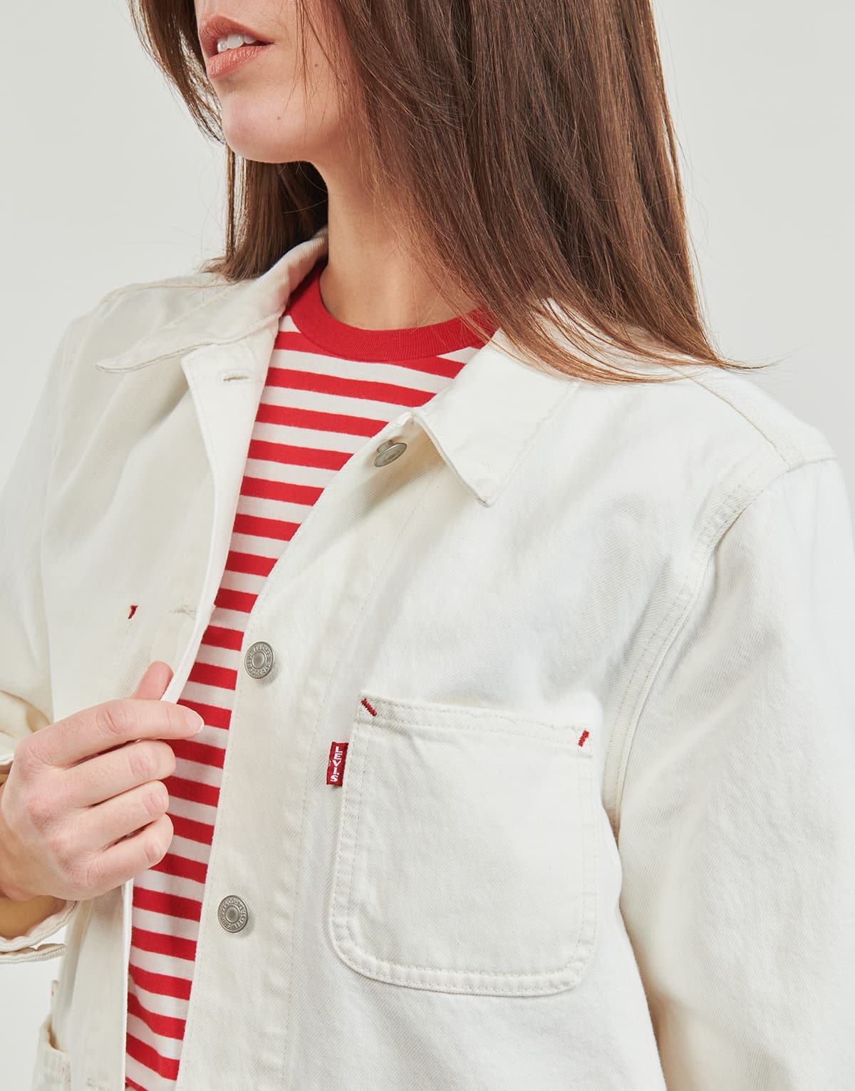Women's Jackets Levis White