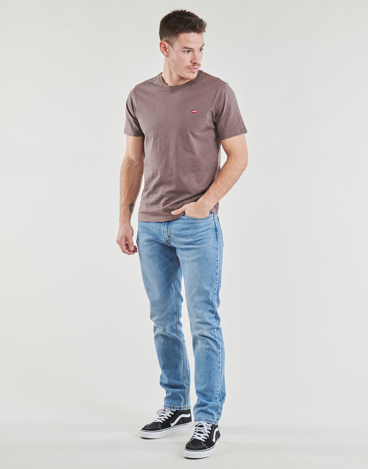 Men's T-Shirts Levis Brown