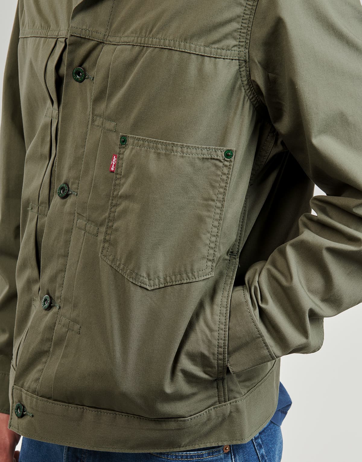 Men's Jackets Levis Green