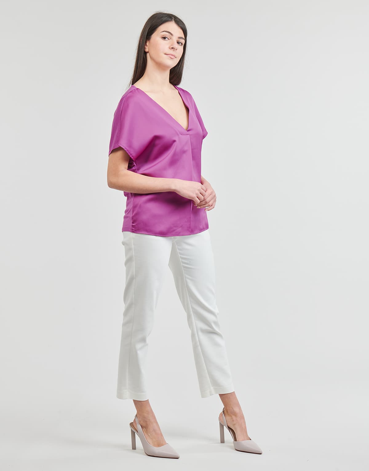 Women's T-Shirts Vila Pink