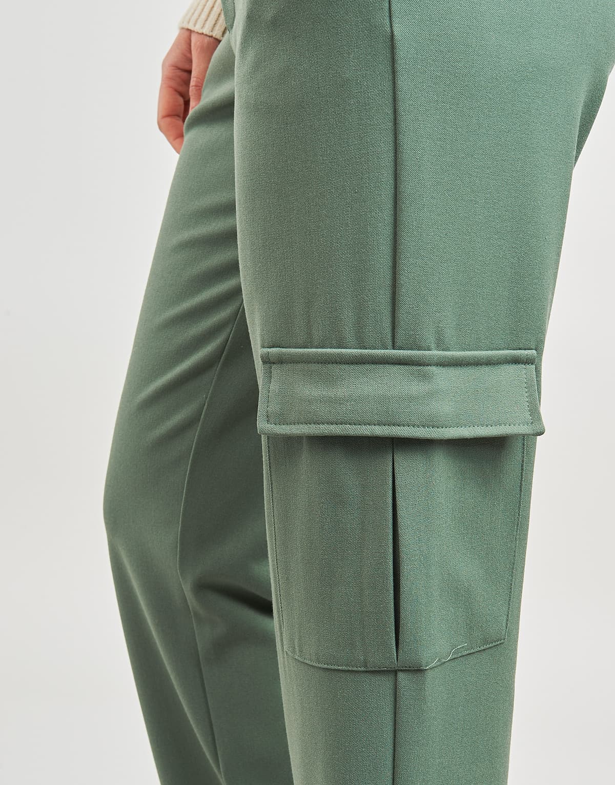 Women's Pants Vila Khaki