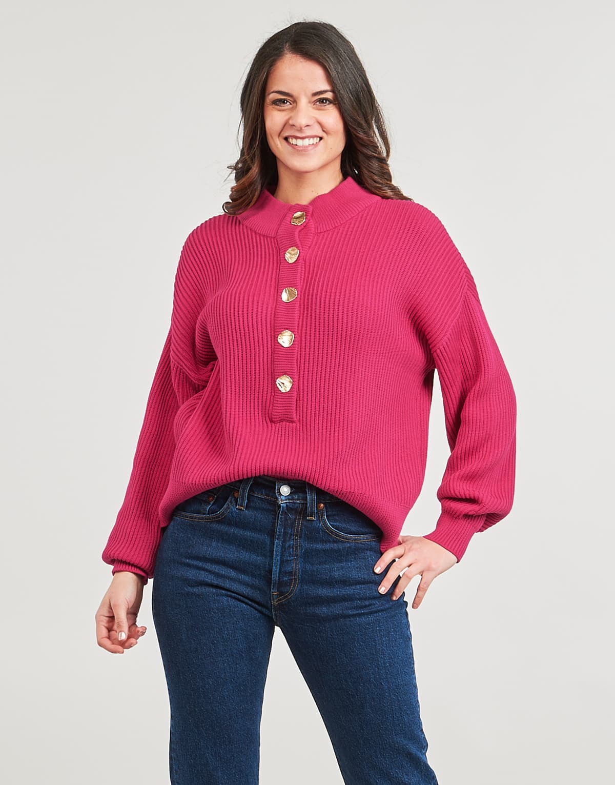 Women's Sweaters Vila Pink