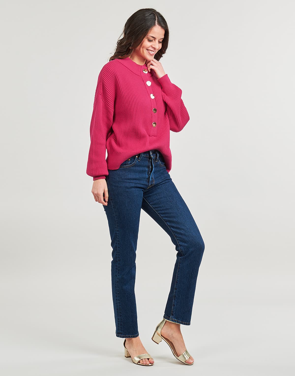 Women's Sweaters Vila Pink