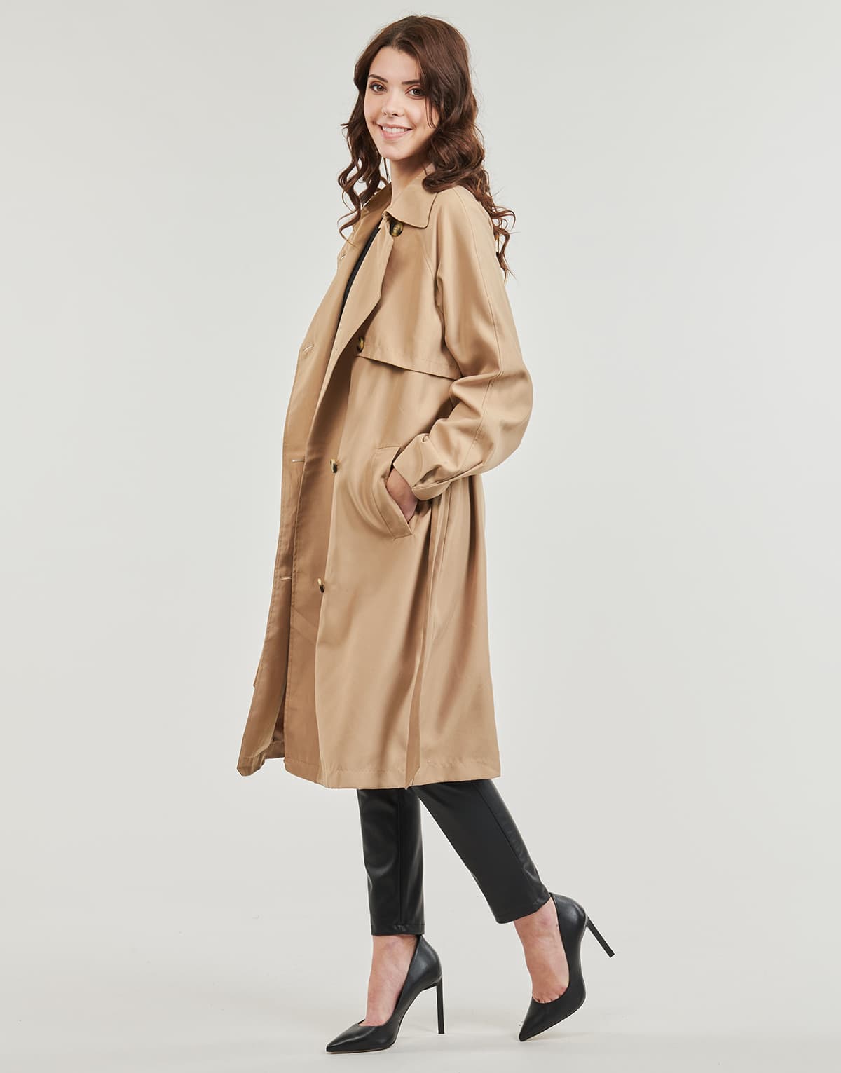 Women's Coats Vero Moda Beige