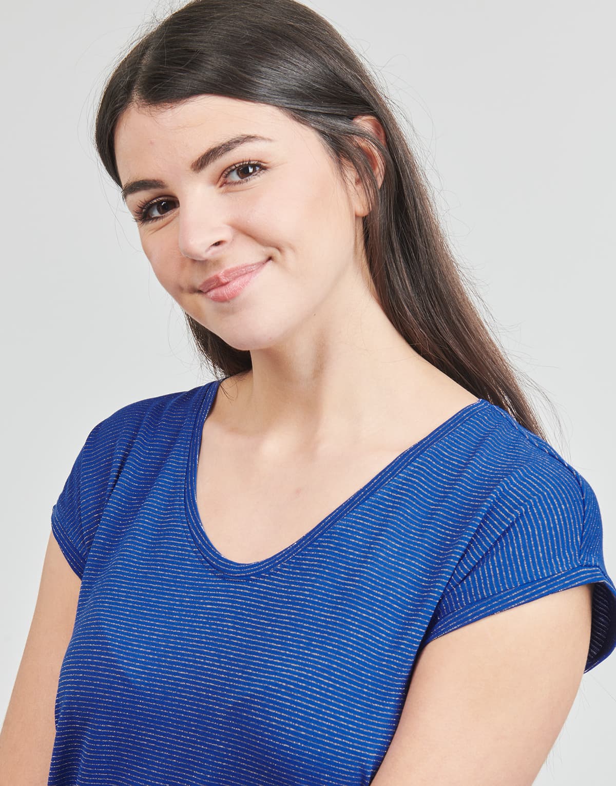 Women's T-Shirts Pieces Blue