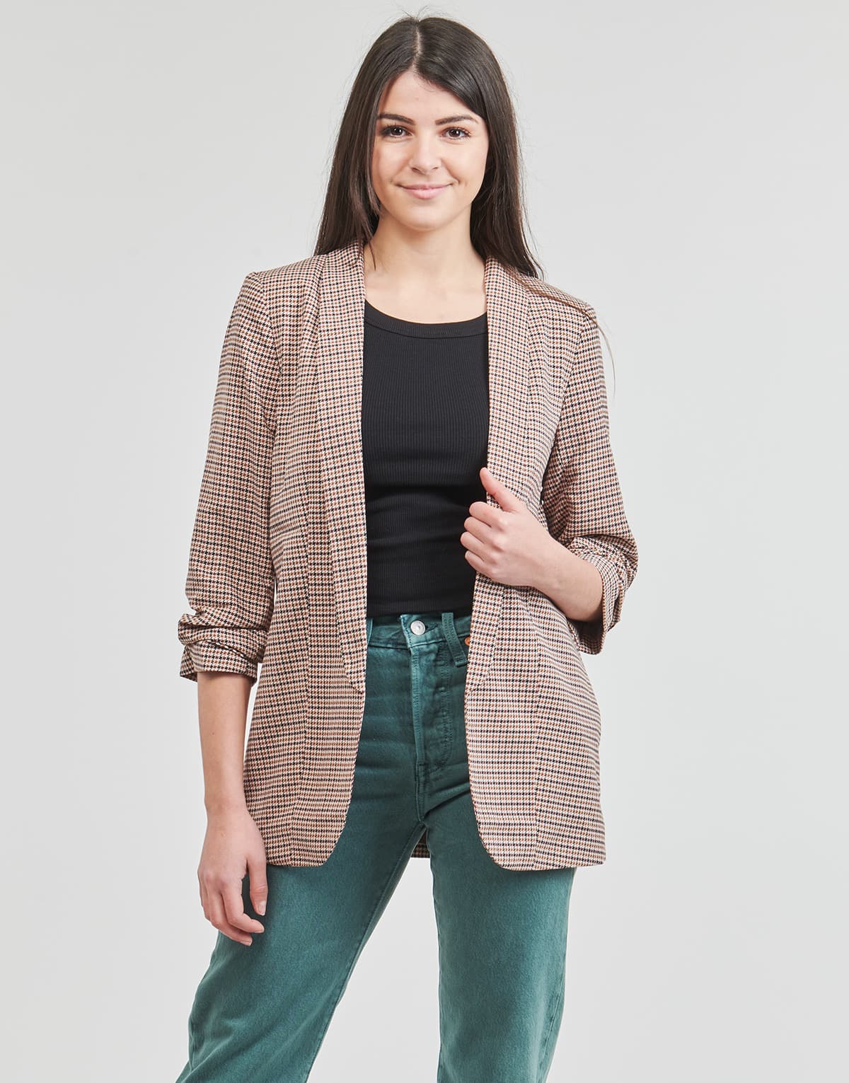 Women's Blazers Pieces Brown