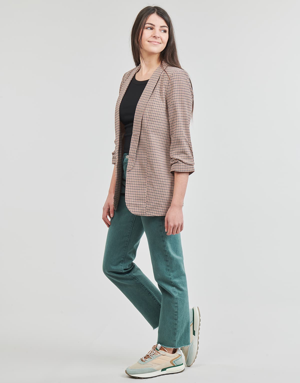 Women's Blazers Pieces Brown