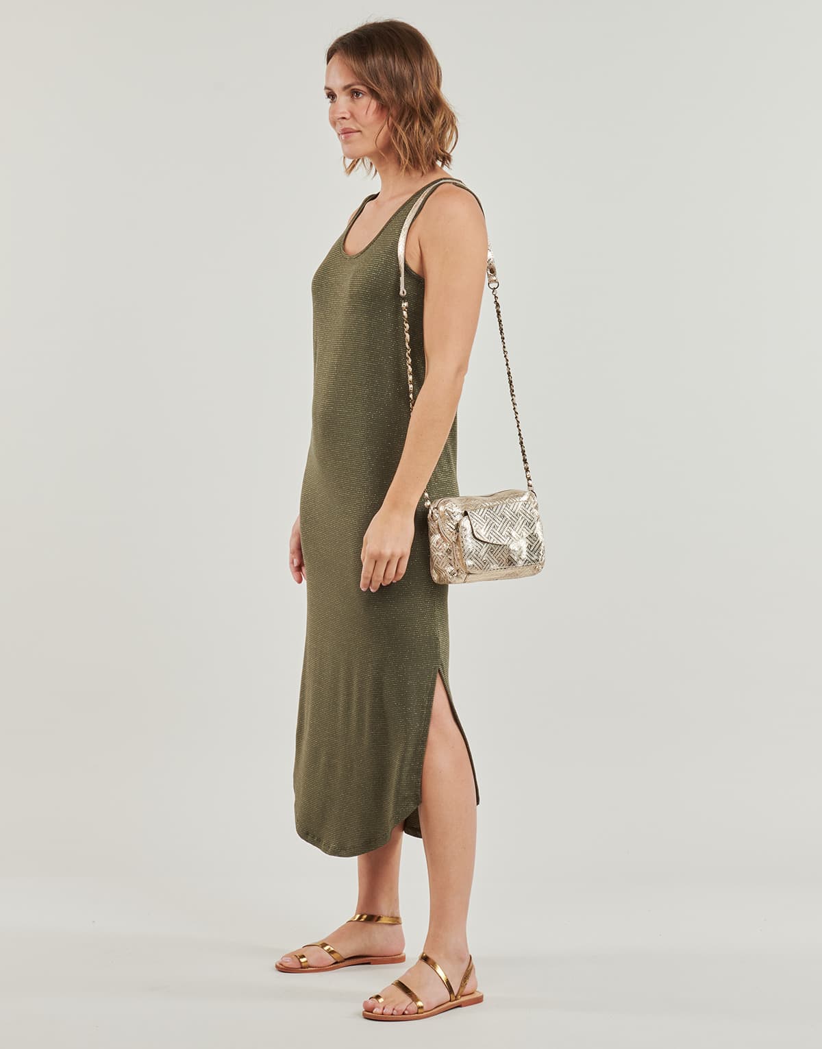 Women's Dresses Pieces Khaki