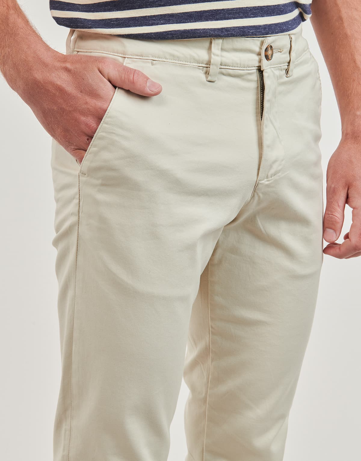 Men's Pants Selected Beige