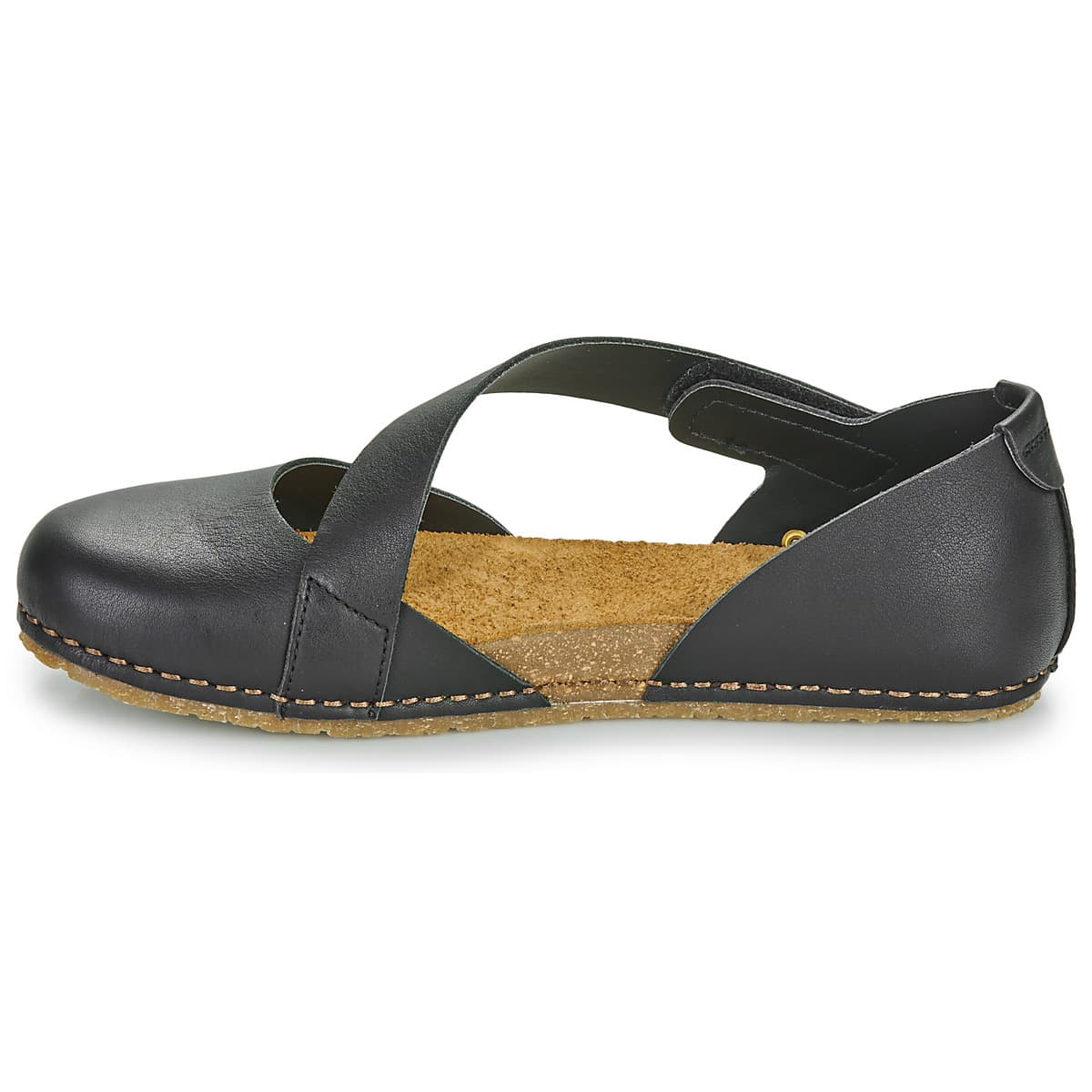 Women's Ballet Flats Art Black