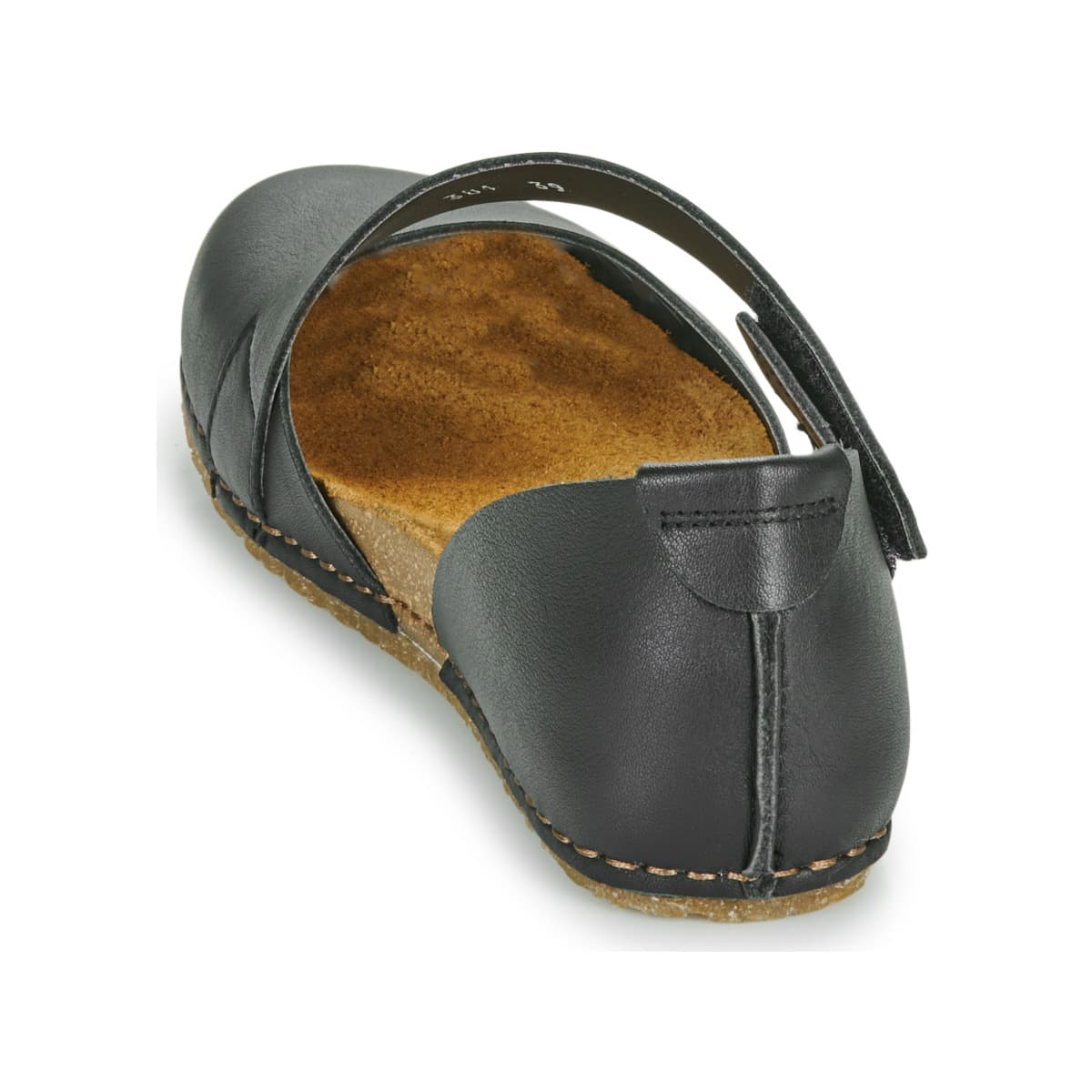 Women's Ballet Flats Art Black