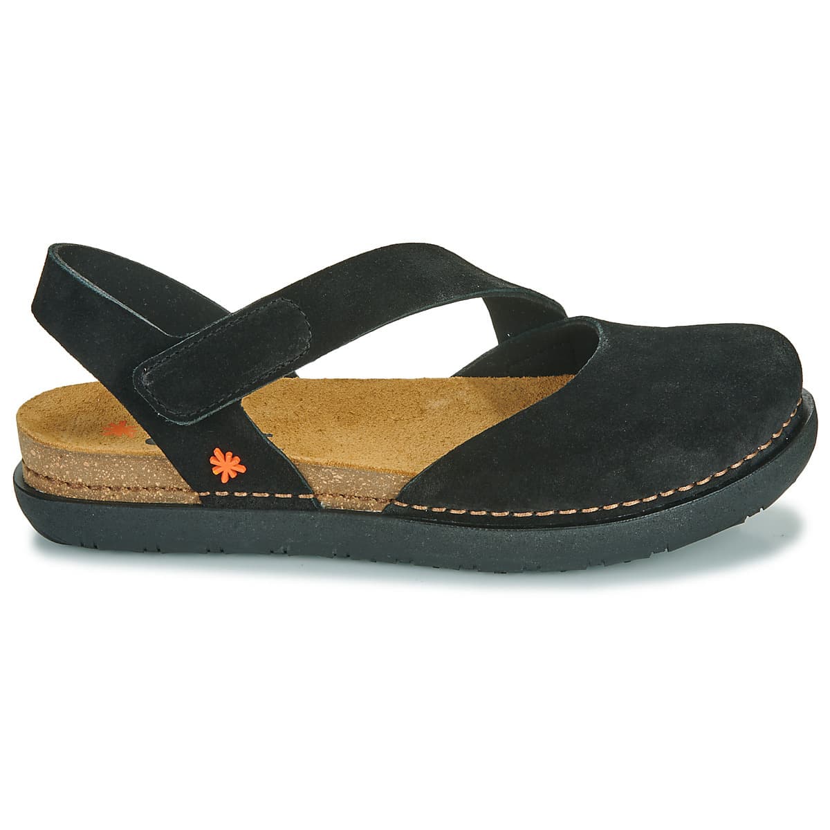 Women's Ballet Flats Art Black