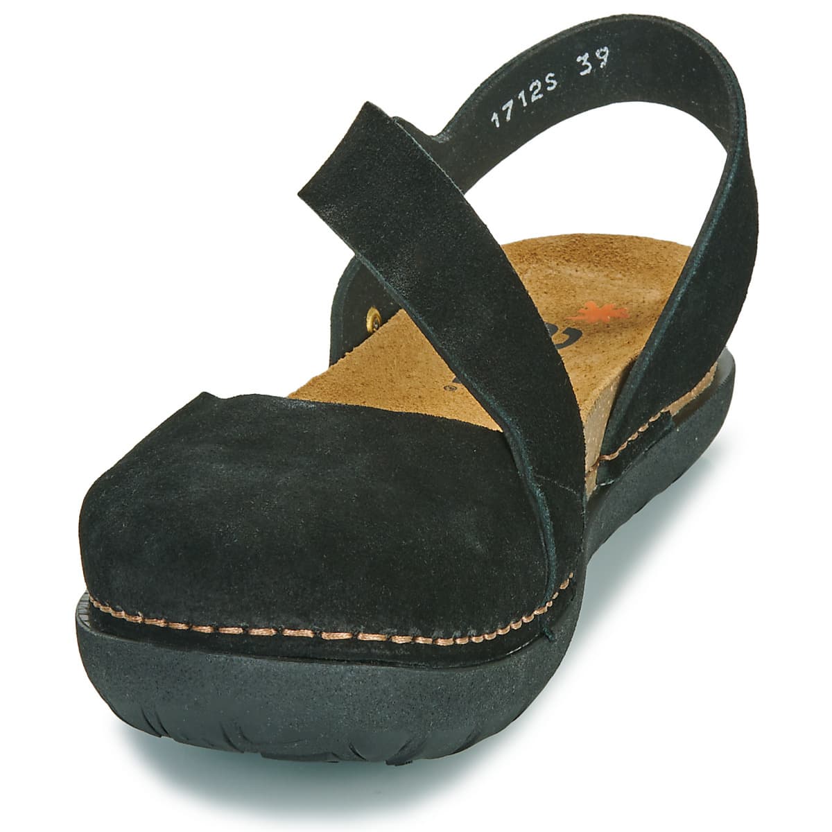 Women's Ballet Flats Art Black