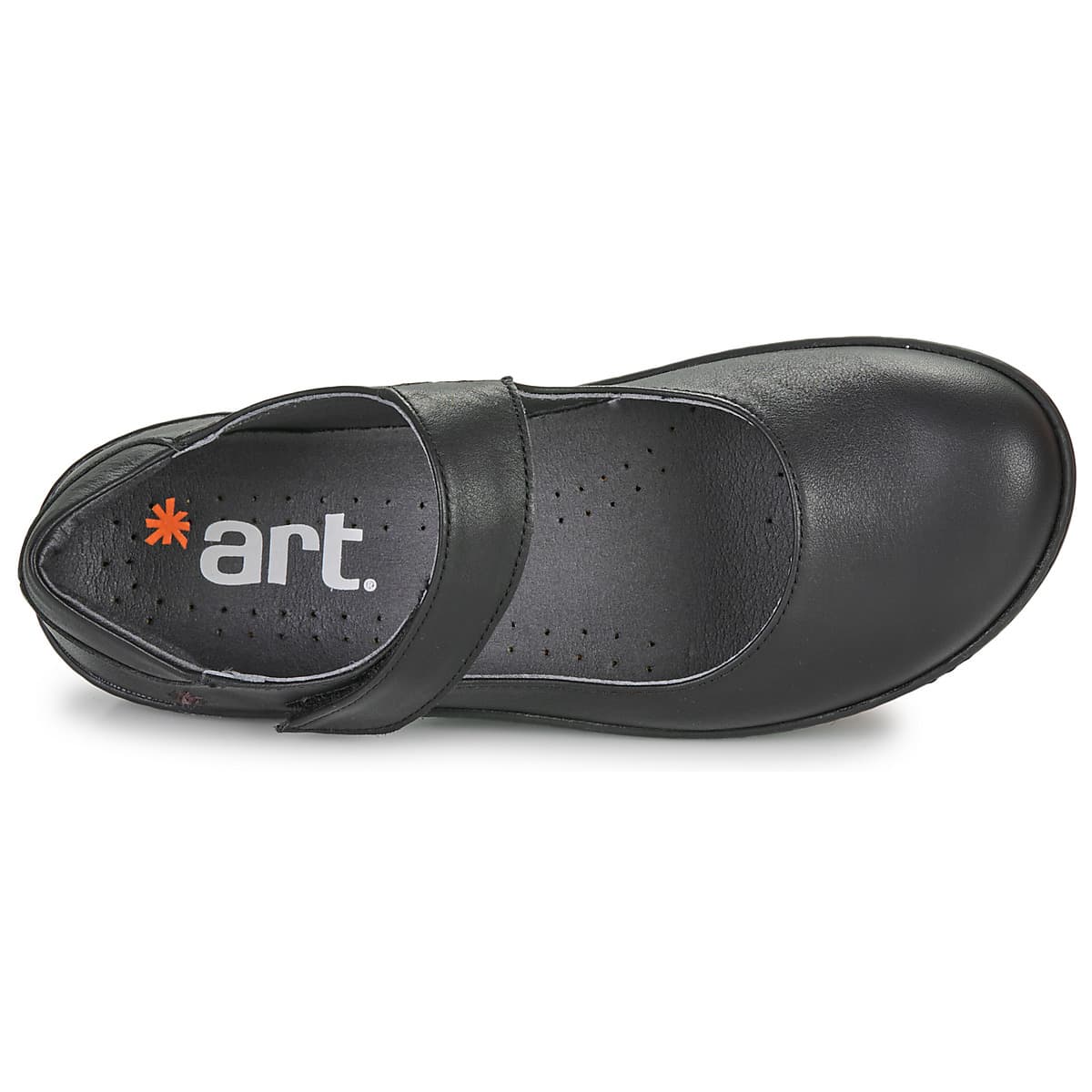 Women's Ballet Flats Art Black