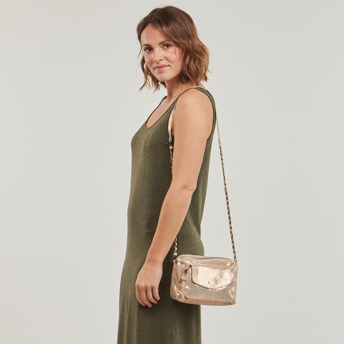 Women's Shoulder Bags Pieces Gold