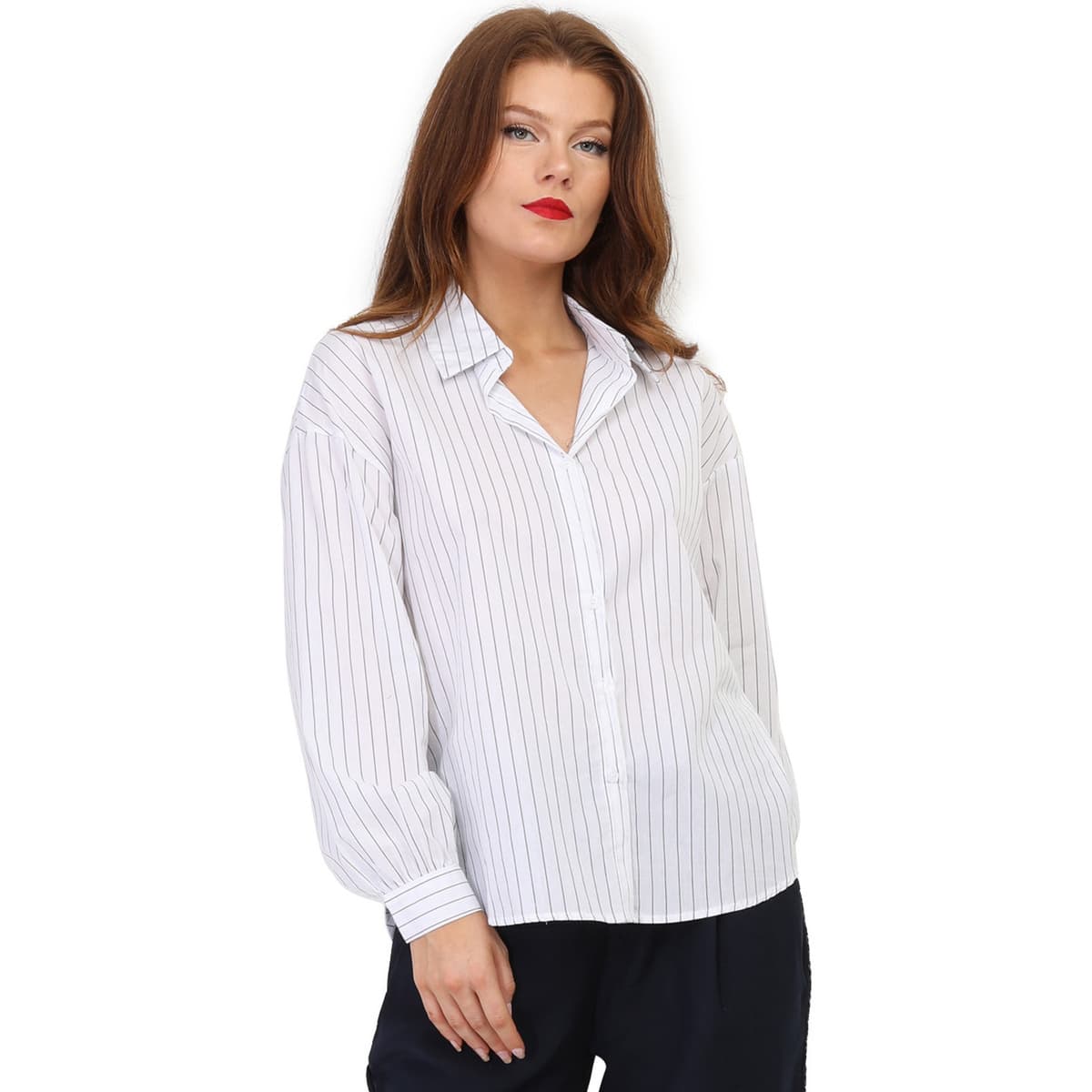 Women's Shirts La Modeuse White