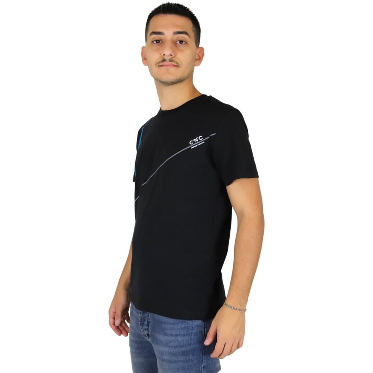 Men's T-Shirts Costume National Black