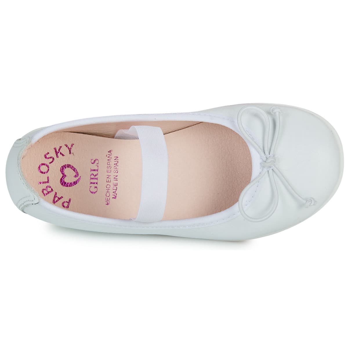 Women's Ballet Flats Pablosky White