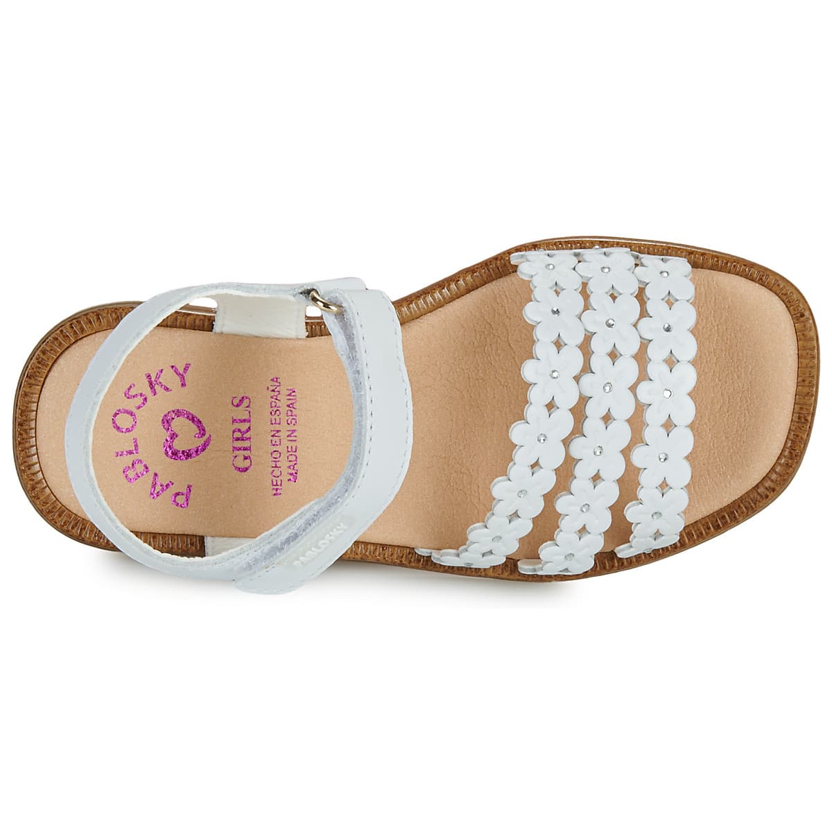 Girls' Sandals Pablosky White
