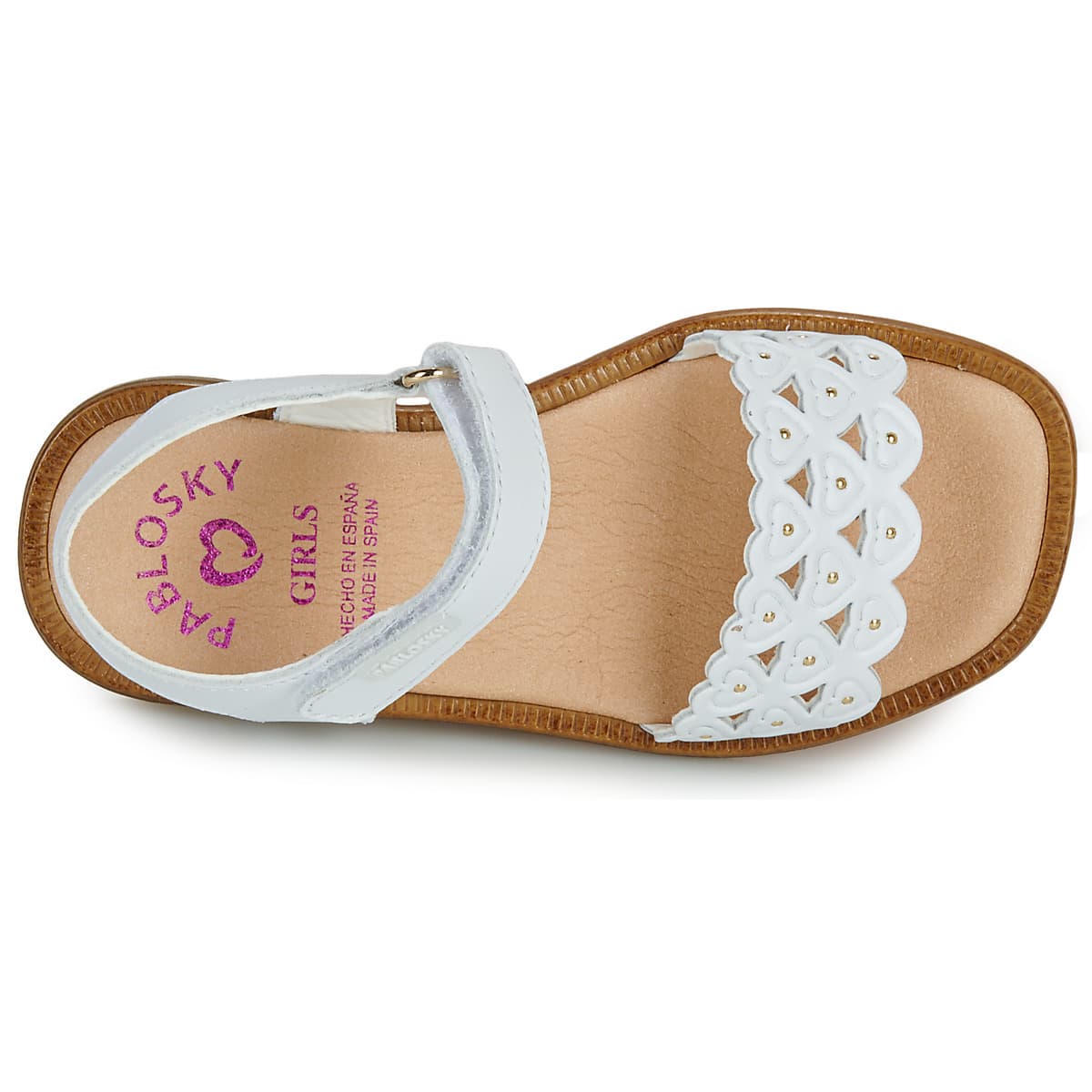 Girls' Sandals Pablosky White